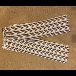 Black and White Stripe Carolina Belle Foley Pants